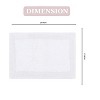 Home Weavers Luxury Collection 100% Cotton Tufted Bathroom Rug, Non-Slip Latex Bath Rug - 3 of 4