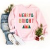 Simply Sage Market Women's Graphic Sweatshirt Merry and Bright Mountains - 3 of 4