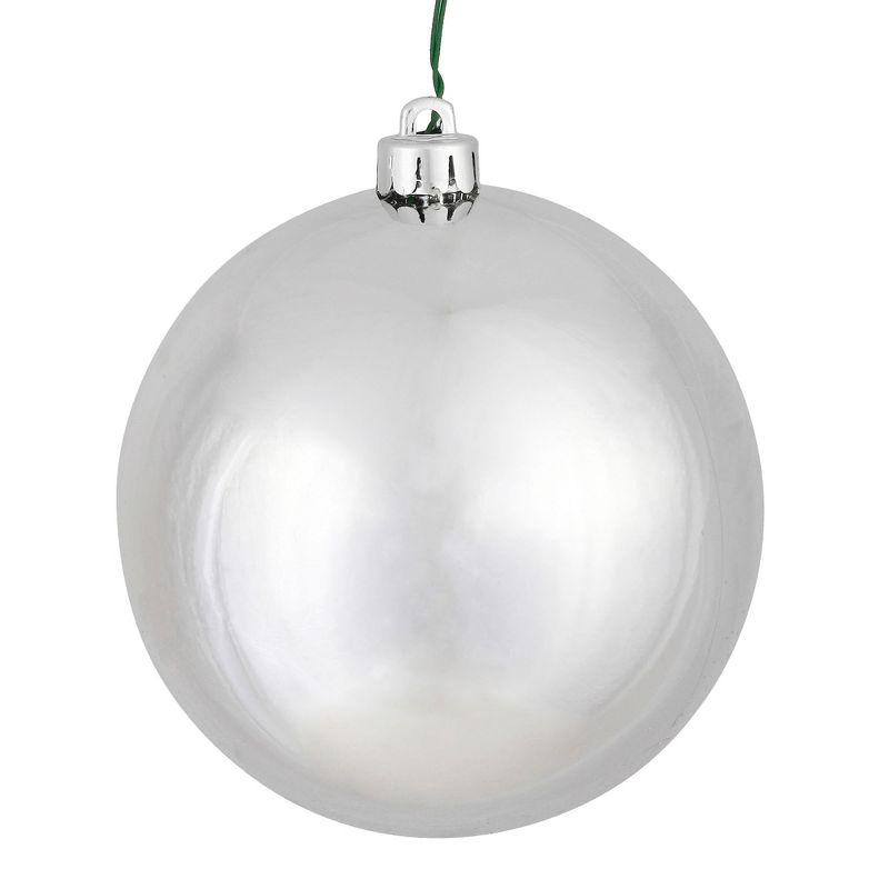 Vickerman Silver Ball Ornament, 1 of 6