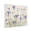 Trademark Fine Art Nel Talen Cornflowers Wood Slat Art - 2 of 4