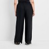 Women's High-Rise Wide Leg Embellished Eyelet Pull-On Pants - Future Collective - 2 of 3