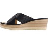 Andrea Women's Criss Cross Wedge Sandals 61947 - 3 of 4