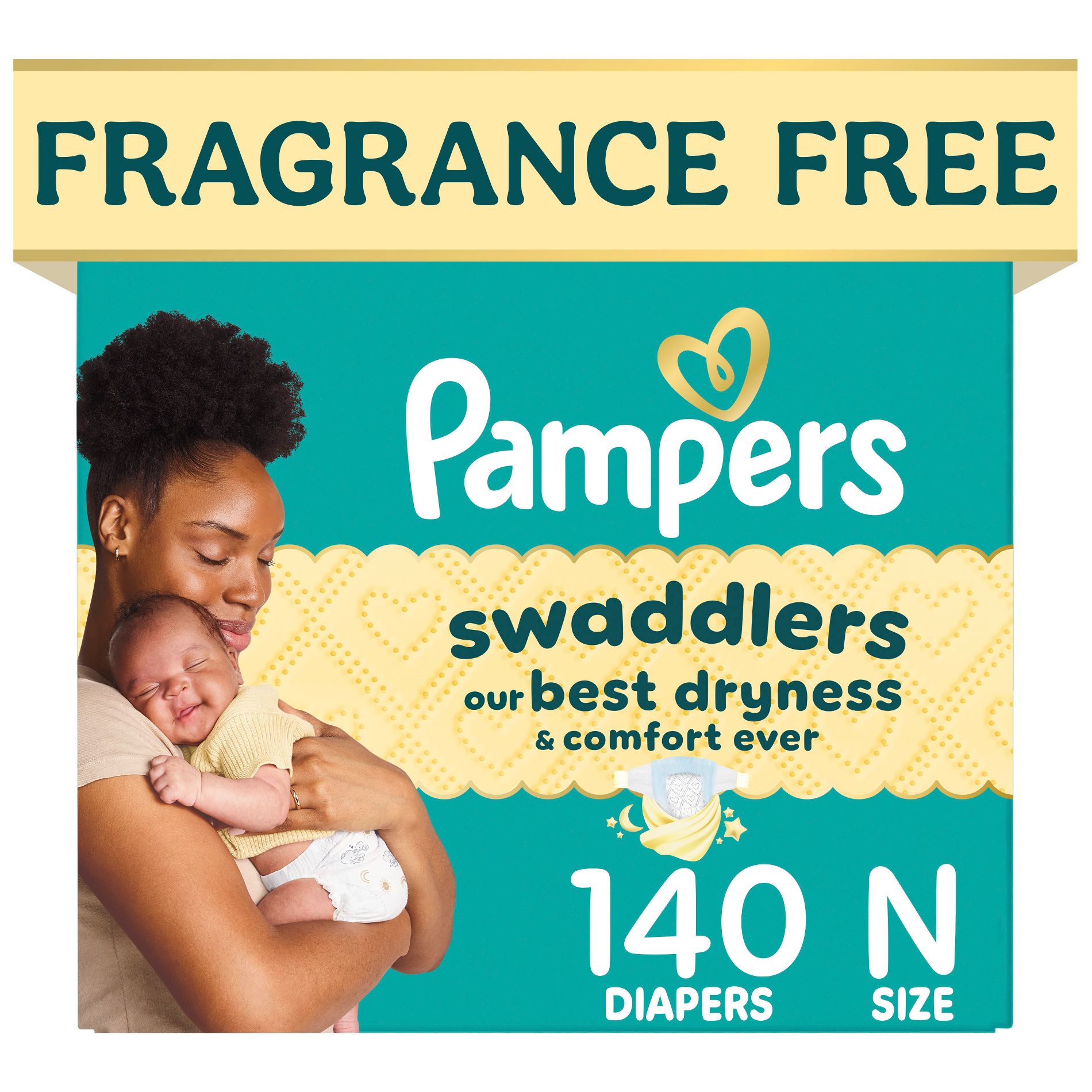 Pampers Swaddlers Sensitive Disposable Diapers - Size 0 - 140ct