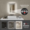 Lyngins 24*36 Inch Wall Mount Vanity Mirror with 3 Colored LED and Anti-Fog Technology,Modern Bathroom Mirror for Bathroom,Bedroom - 4 of 4