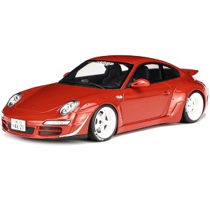2021 Porsche 911 RWB "AKA Phila" Red 1/18 Model Car by GT Spirit - 1 of 4