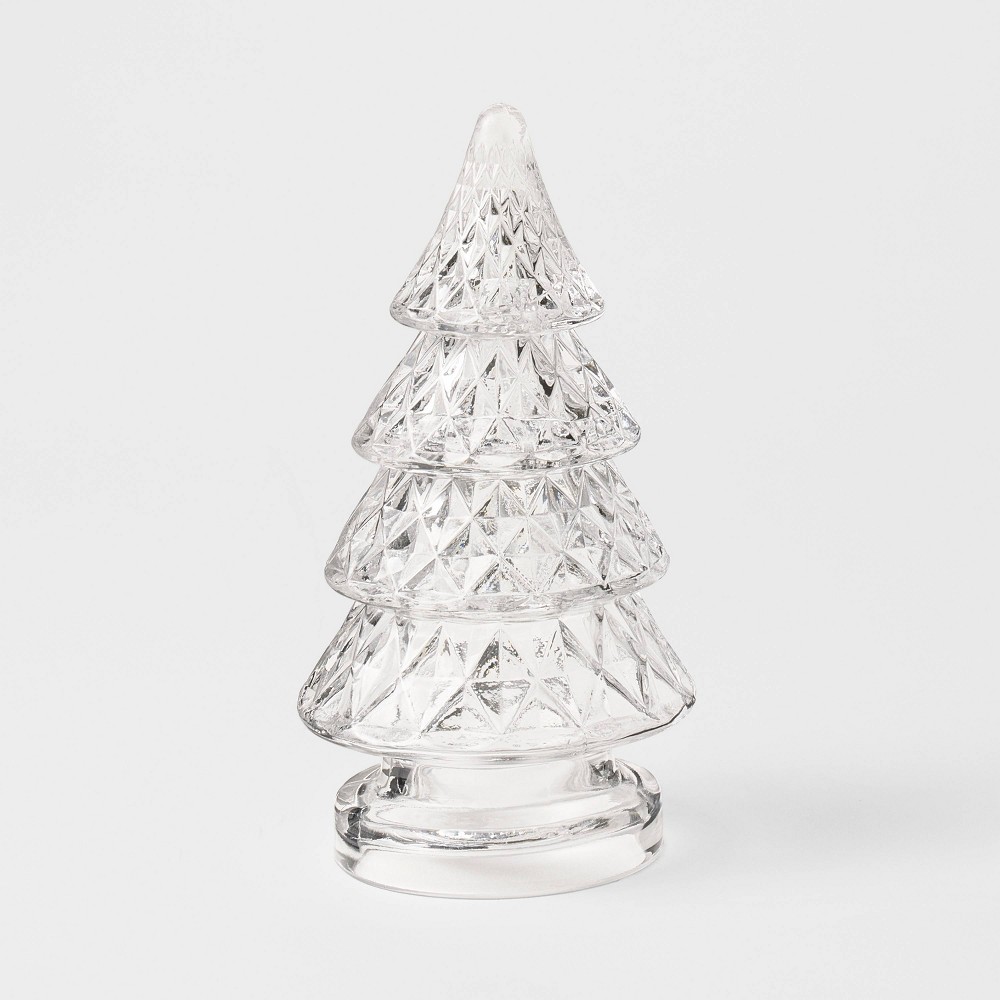 Small Etched Glass Christmas Tree - Threshold™ designed with Studio McGee