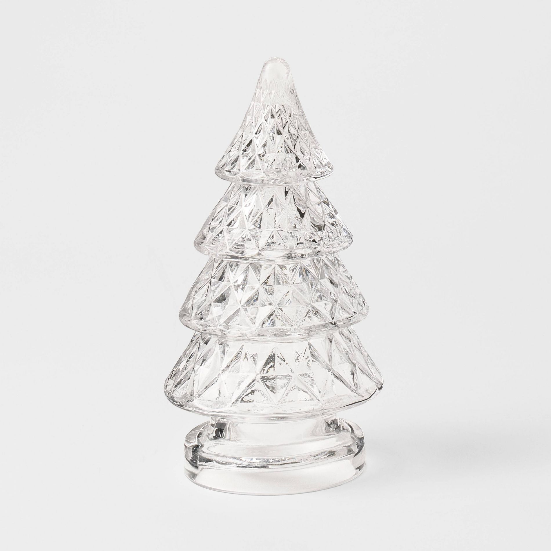 Small Etched Glass Christmas Tree - Threshold™ designed with Studio McGee