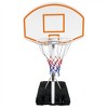 YONWAY Poolside Basketball Hoop, Portable Swimming Pool Basketball System, Height Adjustable 3.1ft-4.7ft with 36" Backboard - 2 of 4