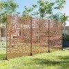 SpassWay 72"H 47"W Outdoor Metal Garden Trellis Privacy Screen Lattice Panel Indoor Room Divider - 3 of 4