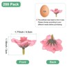 Unique Bargains Silk Rose Artificial Flower Heads - 3 of 4