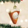 Old World Christmas 3.5 Inch Piece Of Pumpkin Pie Ornament Dessert Pastry Tree Ornaments - 3 of 3