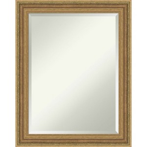 Amanti Art Elliot Gold Beveled Framed Bathroom Vanity Wall Mirror - 1 of 4