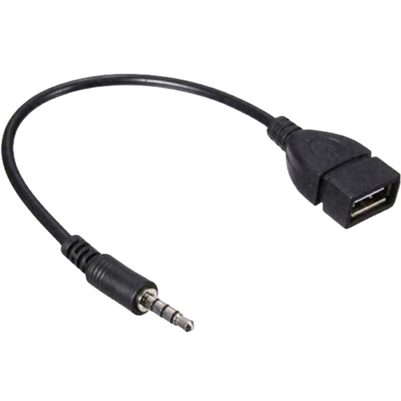 Sanoxy 3.5mm Male Audio AUX Jack to USB 2.0 Type A Female OTG Converter Adapter Cable, 2 of 3