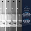Luxrite E12 Candelabra LED Light Bulbs 4.5W=60W Equivalent, 4000K Cool White, Dimmable, 500 Lumens, HX10.5 Glass, UL Certified 6 Pack - 4 of 4