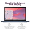Lenovo - IdeaPad Slim 3 Chromebook 14" Full HD Laptop - MediaTek Kompanio 520 - 4GB Memory - 64GB eMMC - Abyss Blue - 3 of 4