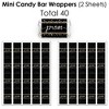 Big Dot of Happiness Prom - Mini Candy Bar Wrappers, Round Candy Stickers and Circle Stickers - Prom Night Party Candy Favor Sticker Kit - 304 Pieces - 3 of 4