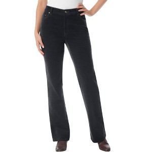 Woman Within Women's Plus Size Petite Stretch Corduroy Bootcut Jean - 1 of 4