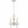 Crystorama Lighting Paris Flea Market 4 - Light Chandelier in  Antique White - 4 of 4