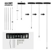 Costway 20 FT Aluminum Snow Roof Rake Adjustable Sectional Snow Removal Tool - 2 of 4