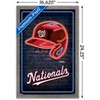 Trends International MLB Washington Nationals - Neon Helmet 23 Framed Wall Poster Prints - 3 of 4