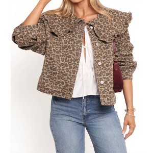 Women's Peter Pan Collar Jacket - MABLE - 1 of 4