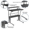 Flash Furniture Work From Home Kit - Black Computer Desk, Ergonomic Mesh/LeatherSoft Office Chair and Locking Mobile Filing Cabinet - 4 of 4