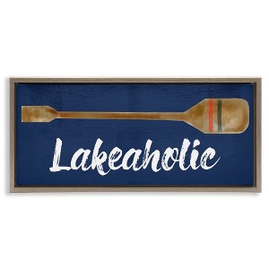 Stupell Industries Lakeaholic Boat Oar, 31" x 14" - 1 of 4
