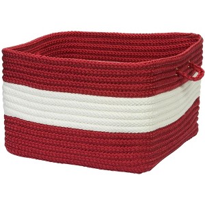 Colonial Mills Rope Walk Utility Basket, 14 by 10-Inch, Red - 1 of 1