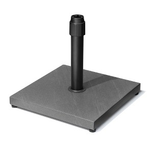 Pellebant Outdoor Market Umbrella Base Holder Square Concrete / Cement Metal - 1 of 4
