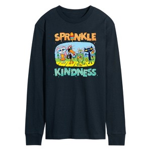 Men's - Pete the Cat - Sprinkle Kindness Long Sleeve Graphic T-Shirt - 1 of 4
