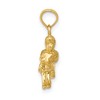 Black Bow Jewelry 14k Yellow Gold 3D Mother Holding Child Pendant, 11mm - 2 of 4