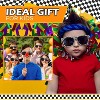 4E's Novelty 6 Pack Kids Checkered Sunglasses – UV400 Race Car Theme Party Decor - 3 of 4