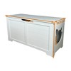 Gulches 39.4" Top open Cat Litter Box Enclosure Furniture,Cat Washroom,Hidden Litter Box Cover, Cabinet for Large Cat,Dog Proof Cat Litter Boxes,White - 4 of 4