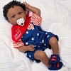 Paradise Galleries  Reborn Toddler Doll with Rooted Hair & Magnetic Pacifier, 21 inch  Baby Boy, Little Firecracker, 6-Piece Gift Set - 3 of 4