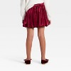 Girls' Holiday Velvet Bubble Hem Skirt - Cat & Jack™ - 2 of 3