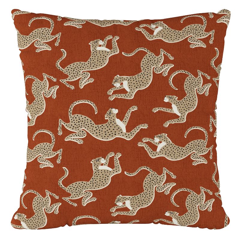 Leopard Run Square Throw Pillow - Skyline Furniture, 1 of 7