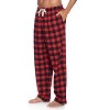 Ashford & Brooks Mens Super Soft Flannel Plaid Pajama Sleep Pants - 2 of 4