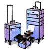 Byootique Rolling Makeup Train Case 3-Piece Cosmetic Organizer Kit - 2 of 4