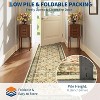 TackView Vintage Floral Area Rug, Machine Washable Boho, Soft Low-Pile Carpet, Non Slip Floral Rug, Ultra-Thin Traditional Carpet - 2 of 4