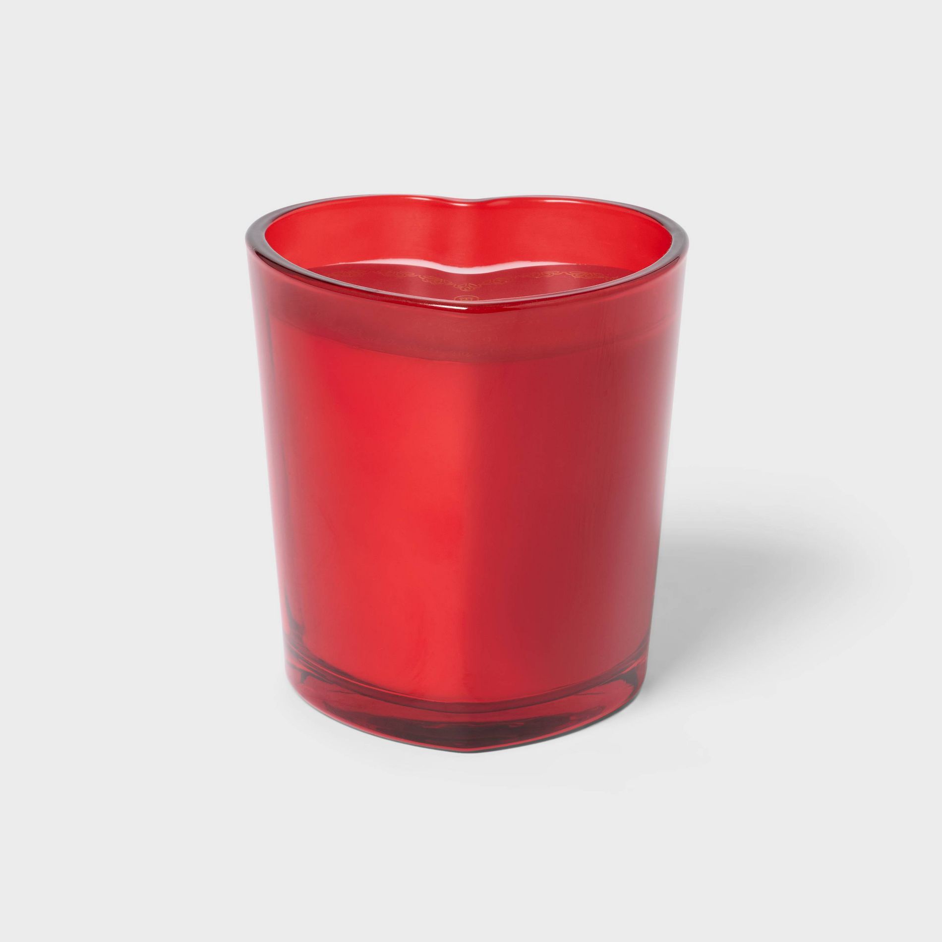 Heart Shaped Sugared Watermelon Jar Candle 8oz - Threshold™