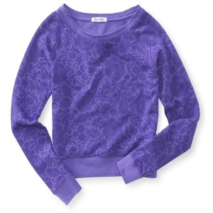 Aeropostale Womens Floral Print Knit Sweater - 1 of 1