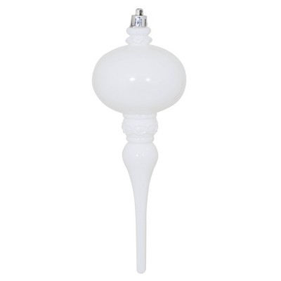 Vickerman 8" x 2.75" Shiny Finial Ornament