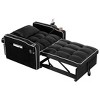 PAGED Convertible Sofa Bed Adjustable Pull Out Sleeper Bed Folding Sofa with USB Port and Three-Level Backrest for Living Room, Home Office - 3 of 4