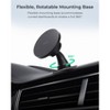 iOttie iTap 3 MagSafe Compatible Car Flush Mount with Magnetic Ring Adapter - Black - 3 of 4