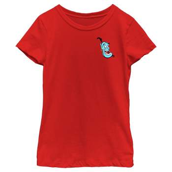 Girl's Aladdin Genie Grin Small T-Shirt