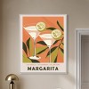 Art Remedy Margarita Poster Retro Summer Drinks Art Prints, 36" x 45", White Frame - 2 of 4
