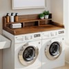 Dexmalle 54"x 27.5"Laundry Washer Dryer Countertop with Non-slip Pads,Walnut - 3 of 4