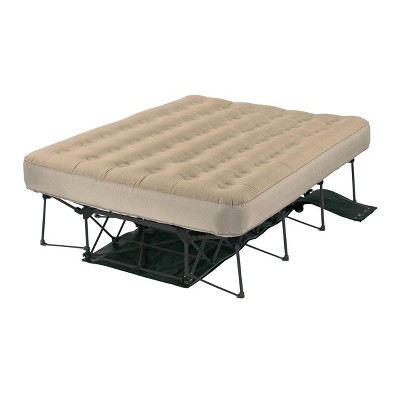 Portable bed frame for air outlet mattress