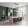 Alton 5-Light Linear Chandelier - Modern Steel Design for Kitchen & Dining Room - 2 of 4