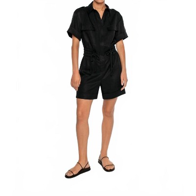 Women's Technical Twill Playsuit - DƒÅl the Label